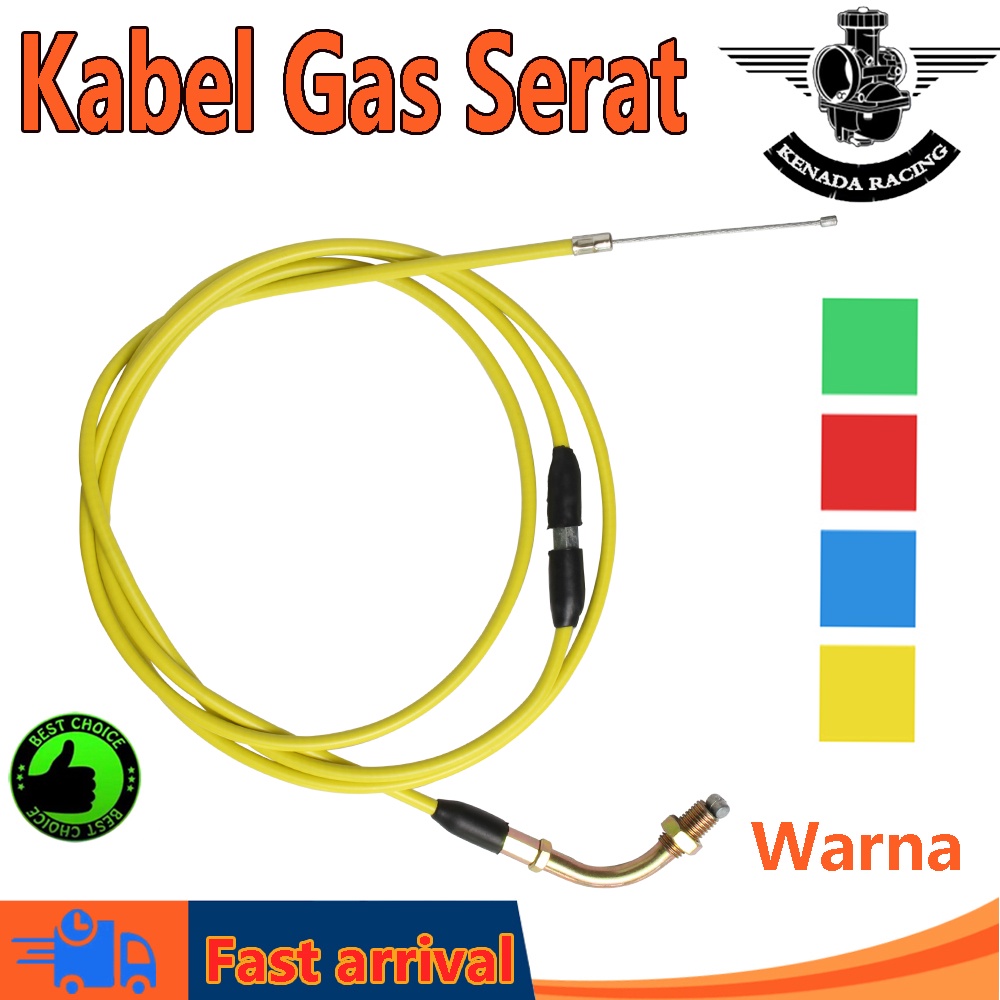 Jual Kabel Gas Serat Warna Panjang Cm For Honda Yamaha Keihin Pe Pwk