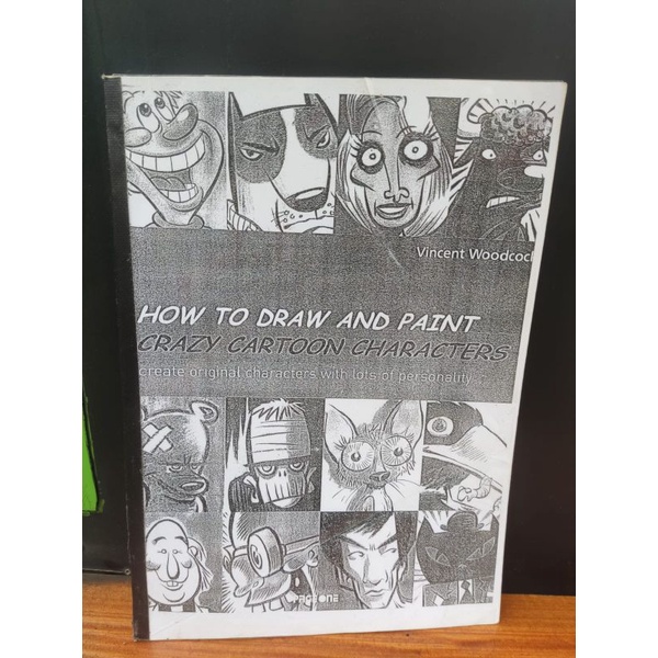 Jual Buku Kopian How To Draw & Paint Crazy Cartoon Characters | Shopee ...