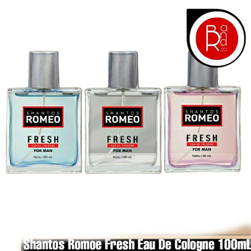 Jual Shantos Romeo Fresh Eau De Cologne 100ml (Minyak Wangi) | Shopee ...