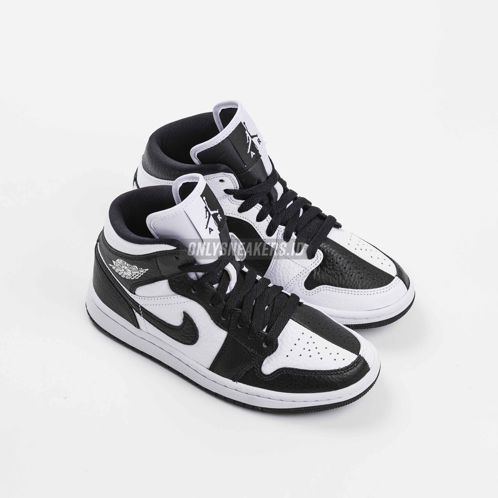 Jual JORDAN 1 MID SPLIT BLACK WHITE W (100% AUTHENTIC) | Shopee Indonesia