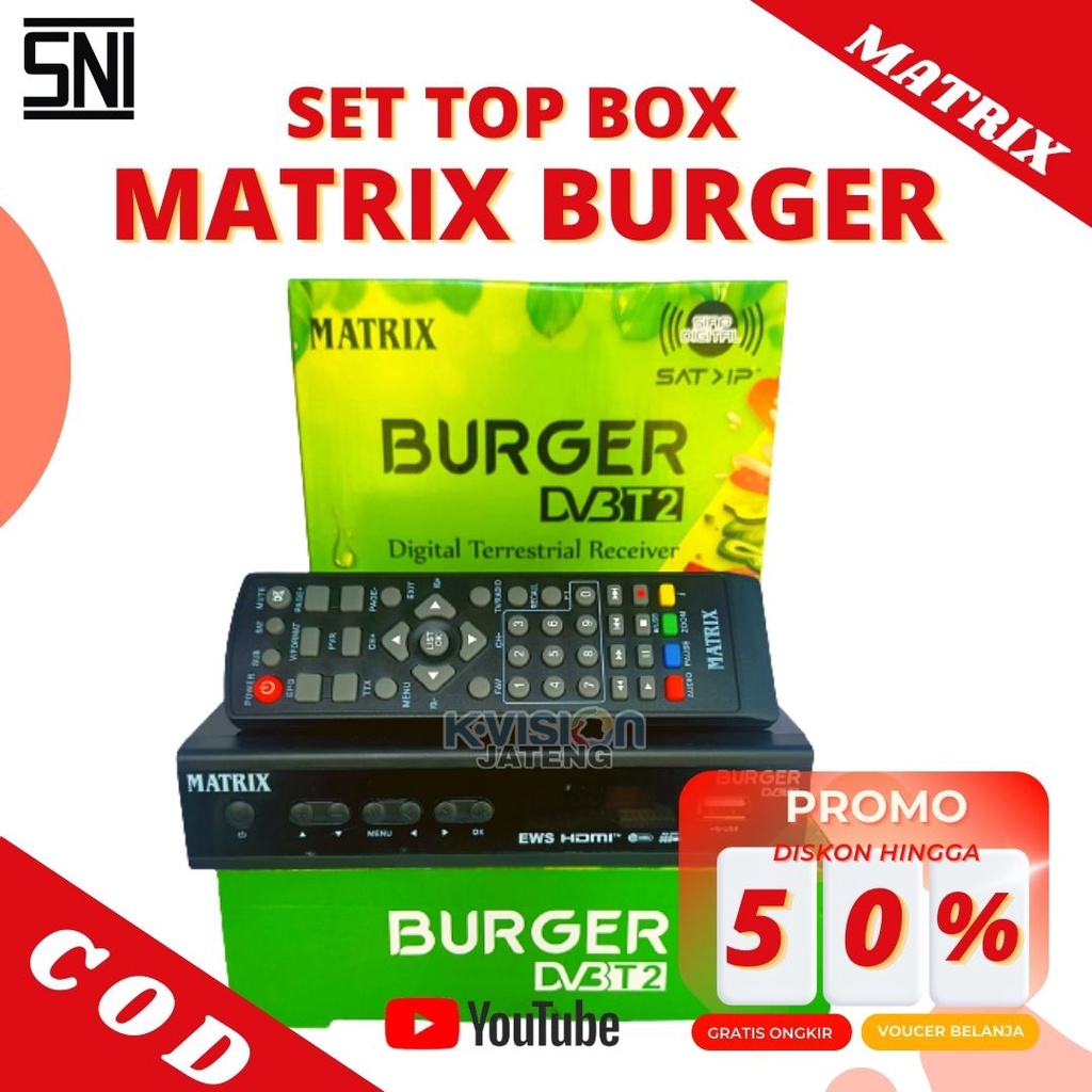 Jual SET TOP BOX MATRIX BURGER ORIGINAL TERBARU | Shopee Indonesia