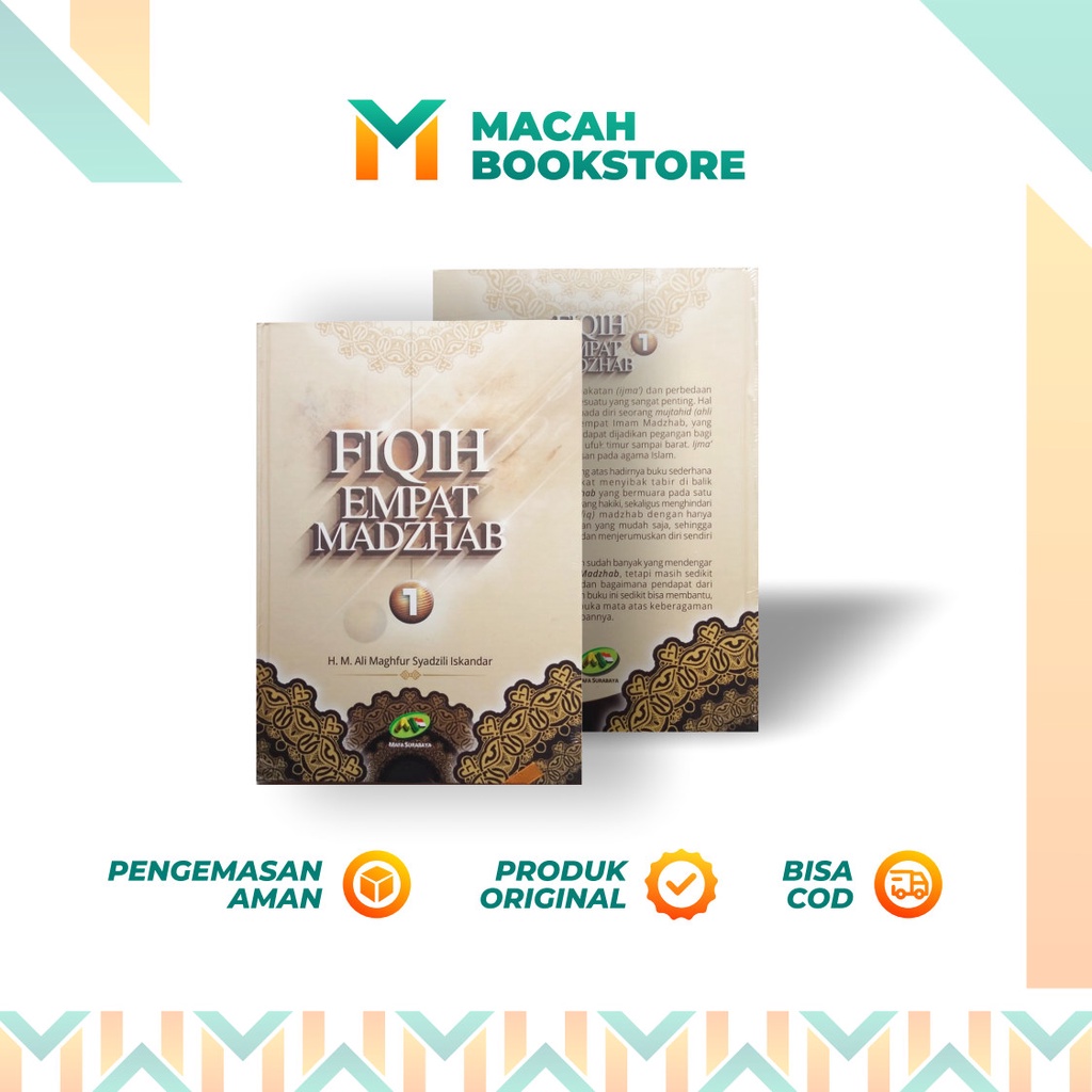 Jual Buku Kitab Fiqih Fiqh Empat Madzhab Mazhab Mafa Surabaya