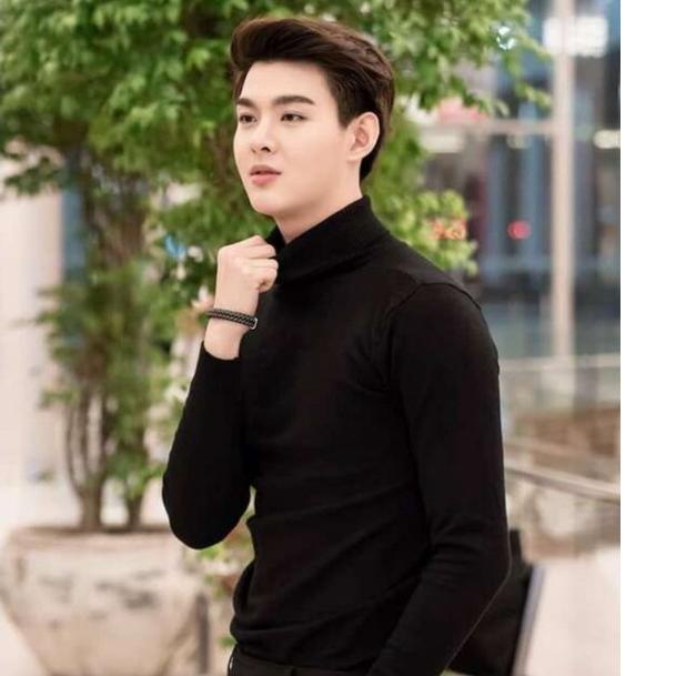 Kaos turtleneck pria hot sale