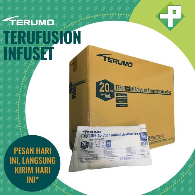 Jual Infuset Terumo Dewasa / Infusion Set / Selang Infus (Box) | Shopee ...