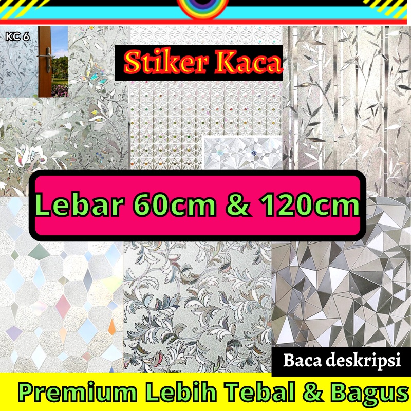 Jual Stiker Sticker Dekor Pintu Kaca Premium Hologram Sunblast Sanblast