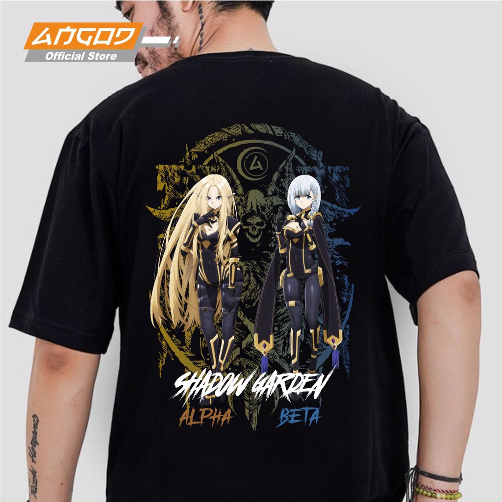 Jual KAOS SHADOW GARDEN ALPHA BETA ANIME Kage no Jitsuryokusha ni ...