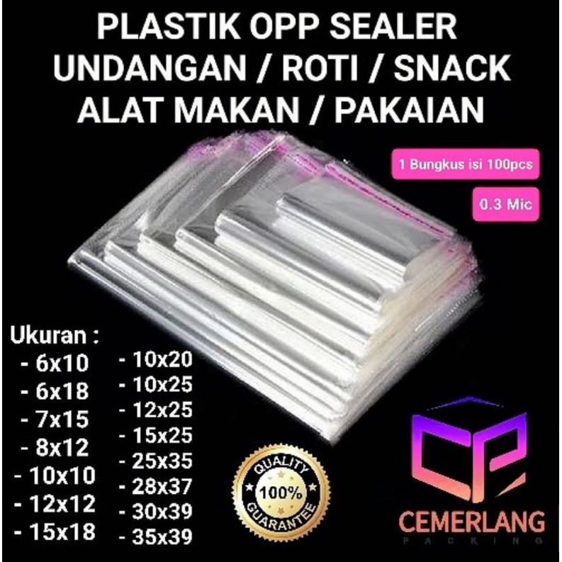 Jual Plastik Opp Bening Seal Lem Roti Kue Sendok Garpu Undangan Isi 100 Pcs Shopee Indonesia 1932