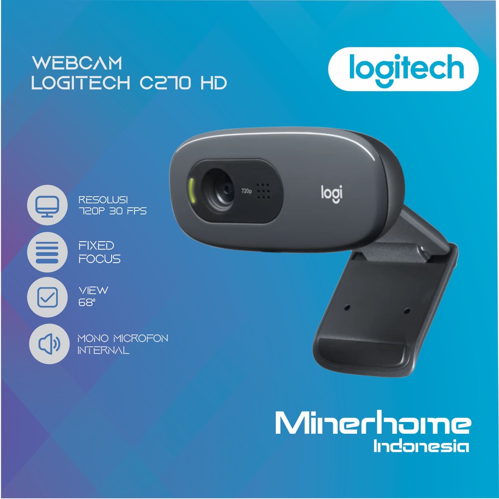 Jual Webcam Logitech C270 HD | Shopee Indonesia
