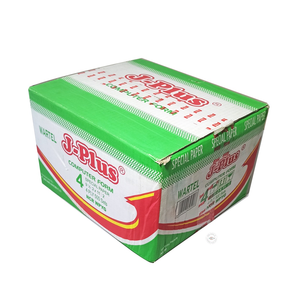 Jual J-PLUS - Continous Form 91/2 x 11/2 4Ply/2 ( K4 Wartel Jplus ...