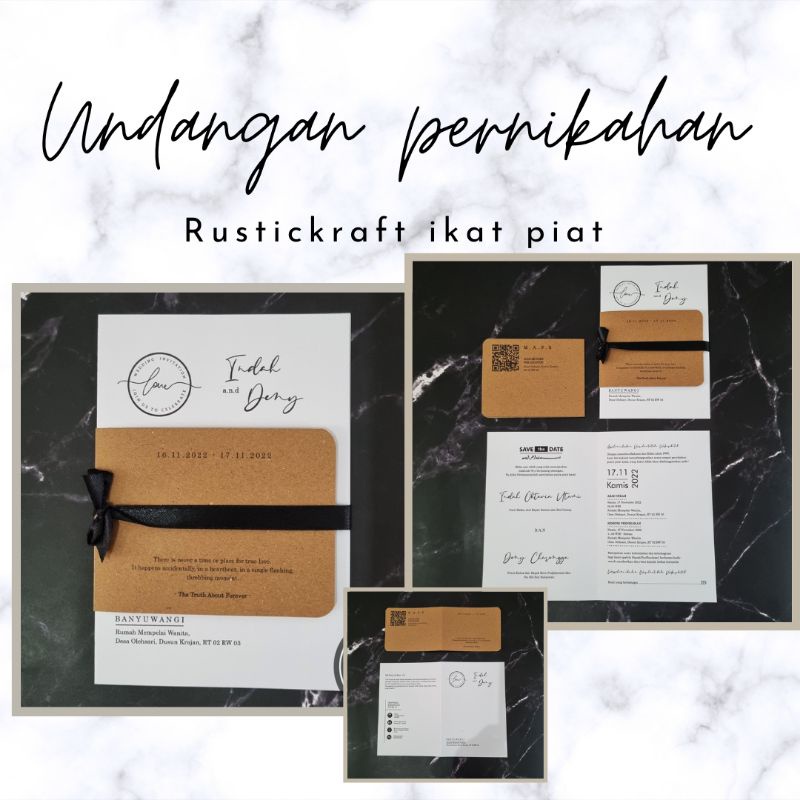 Jual undangan pernikahan aesthetic viral | Shopee Indonesia