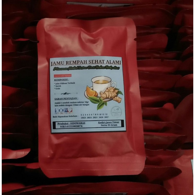 Jual Sari Jahe Herbal Tradisional Alami Isi 15pcs Shopee Indonesia 0816