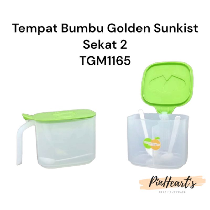 Jual Tempat Bumbu Golden Sunkist Sekat 2 Tgm1165 Tempat Garam Golden Sunkist Shopee Indonesia 0121