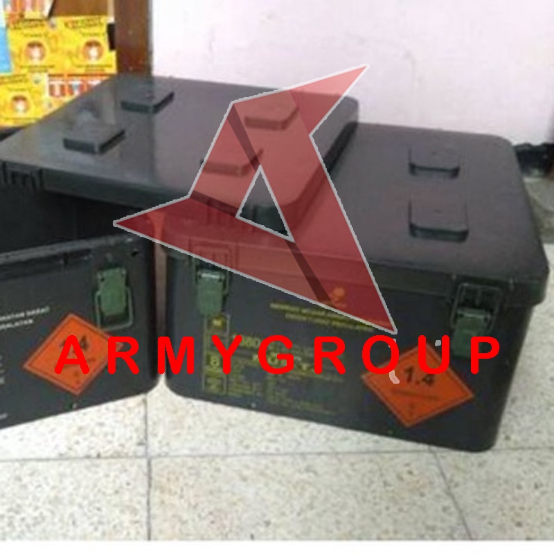 Jual ARMYGROUP box pindad plastik besar / tool box pindad TNI plastik ...