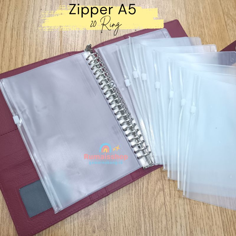 Jual Zipper A5 / Zipplock A6 20 ring | Shopee Indonesia