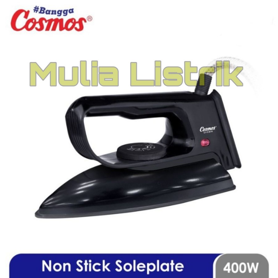 Jual Setrika Cosmos Ci3120n Jet Black setrika anti lengket dry iron ...