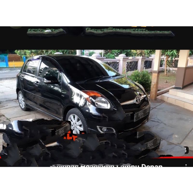 Jual headlamp lampu depan Toyota Yaris old custom smoke Black Oren