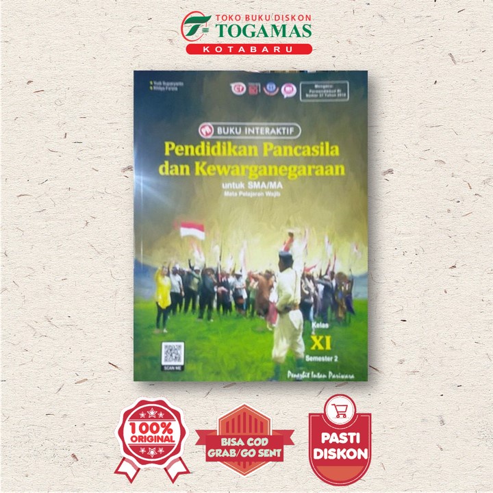 Jual Pr Buku Interaktif Pendidikan Pancasila Dan Kewarganegaraan Untuk Sma Ma Mapel Wajib Kelas