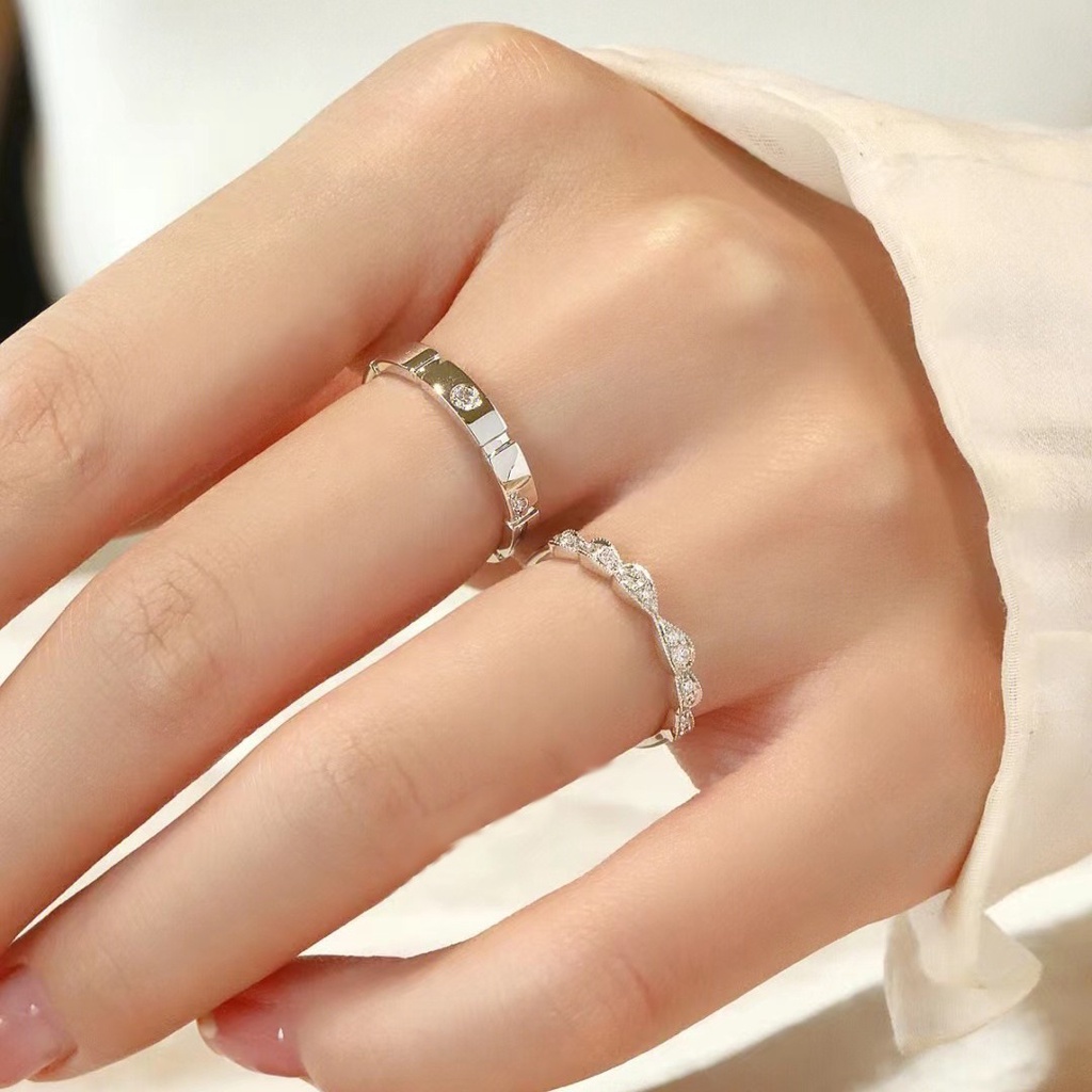 Jual Tren Baru Cincin couple Pasangan -princess crown Muda dan Modis ...