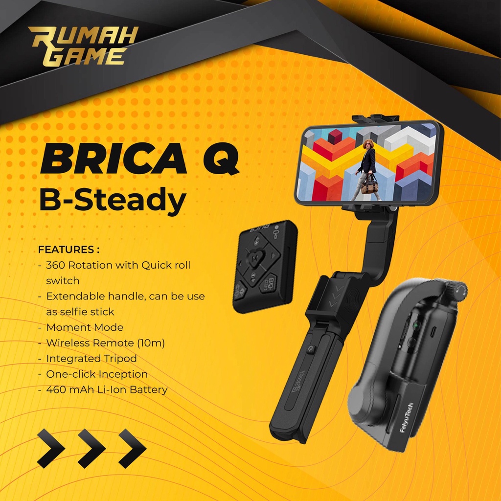 Jual Gimbal Stabilizer Brica B-Steady Q Selfie Smart | Shopee Indonesia