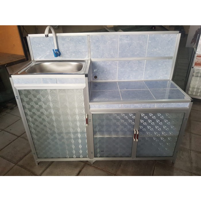 Jual Rak Dapur Rak Meja Kompor Wastafel Stainless Aluminium Keramik 3 ...