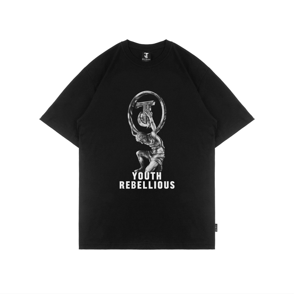 Jual Toms Project - Oversized Tshirt Combed 20's Burden Black | Shopee ...