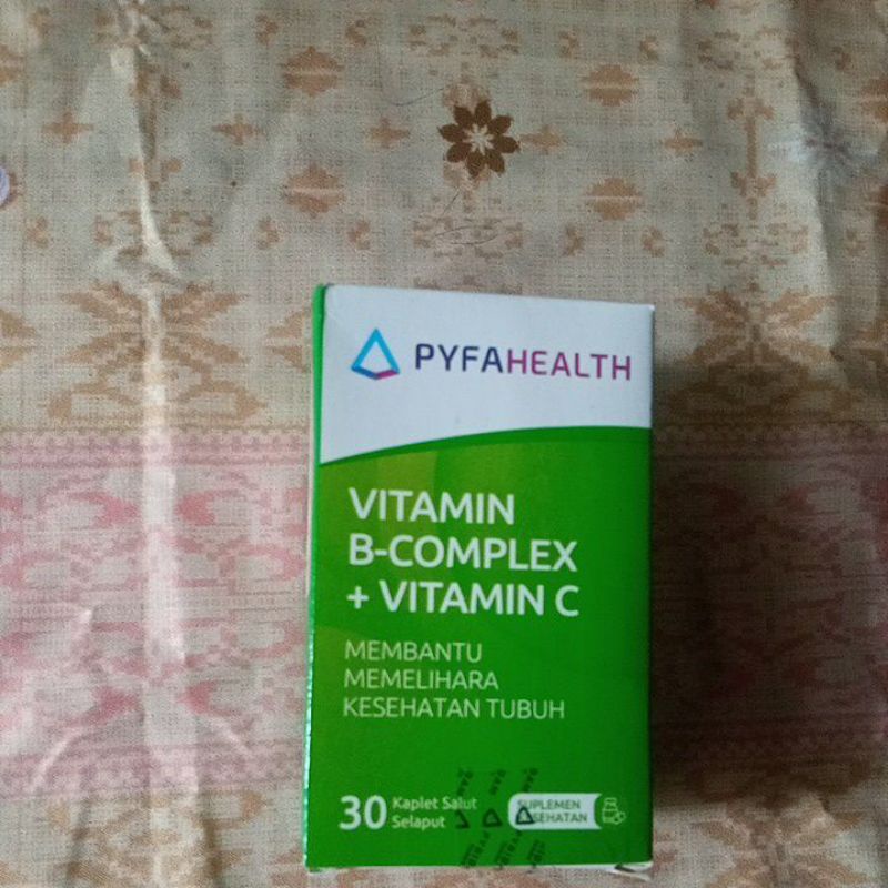 Jual Pyfa health vitamin + vitamin C 30 kaplet salut selaput