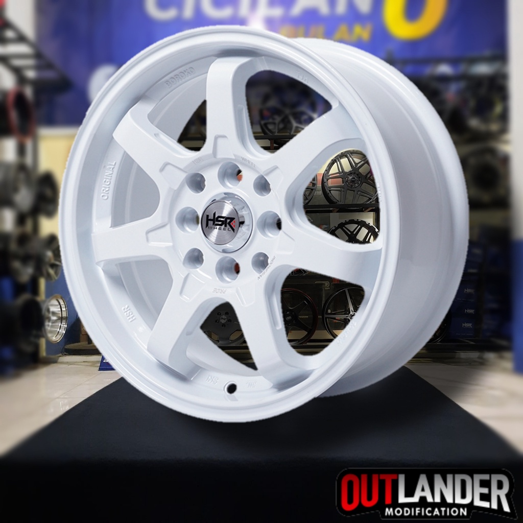 Jual Velg Te37 Putih HSR TJH Ring 15 Mobil Avanza Brio Jazz Civic Pelek