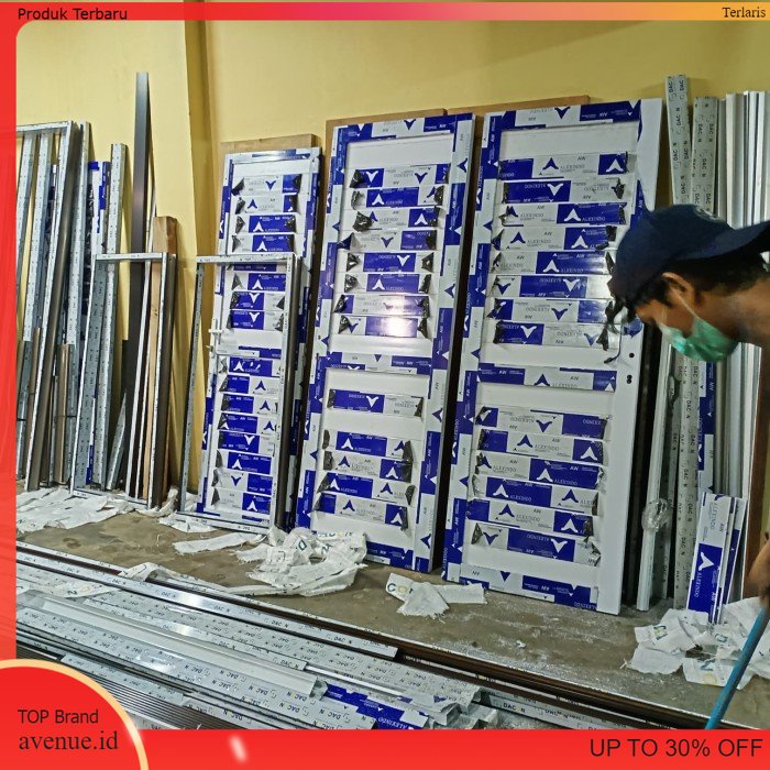 Jual kusen alumunium daun pintu alumunium | Shopee Indonesia