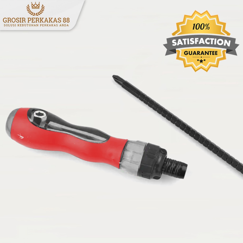 Jual Obeng Bolak Balik Panjang Ratchet Ysk Plus Minus Multifungsi ...