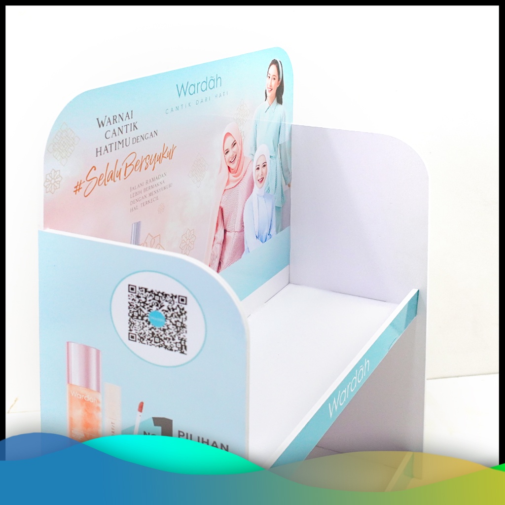 Jual Rak Display PVC Foam Board Custom / Rak Display Custom Brand Small ...