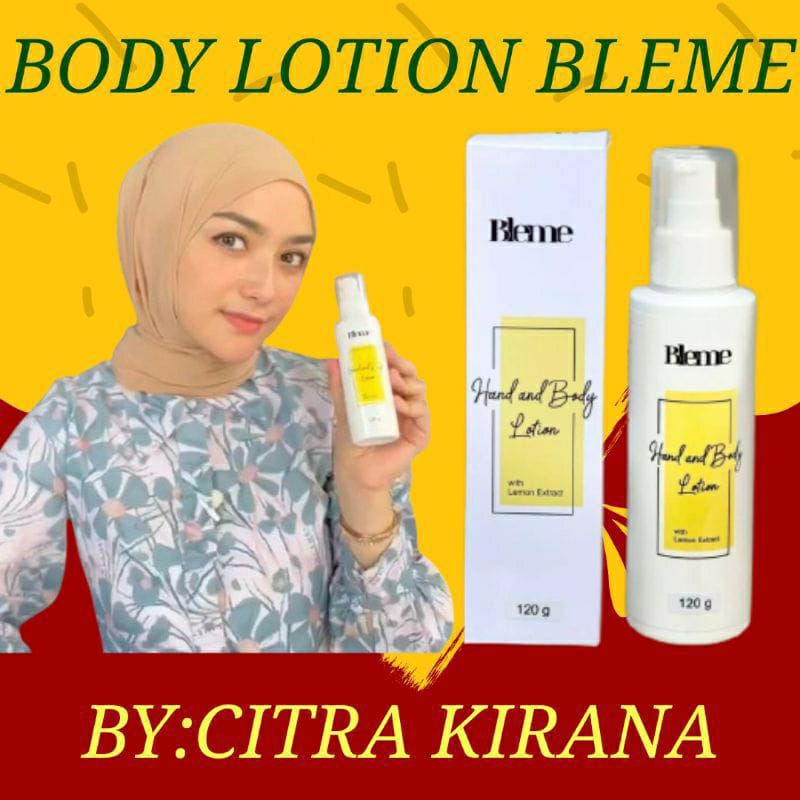 Jual BLEME BODY LOTION SOLUSI MENCERKAN KULIT YANG TIDAK MERATA