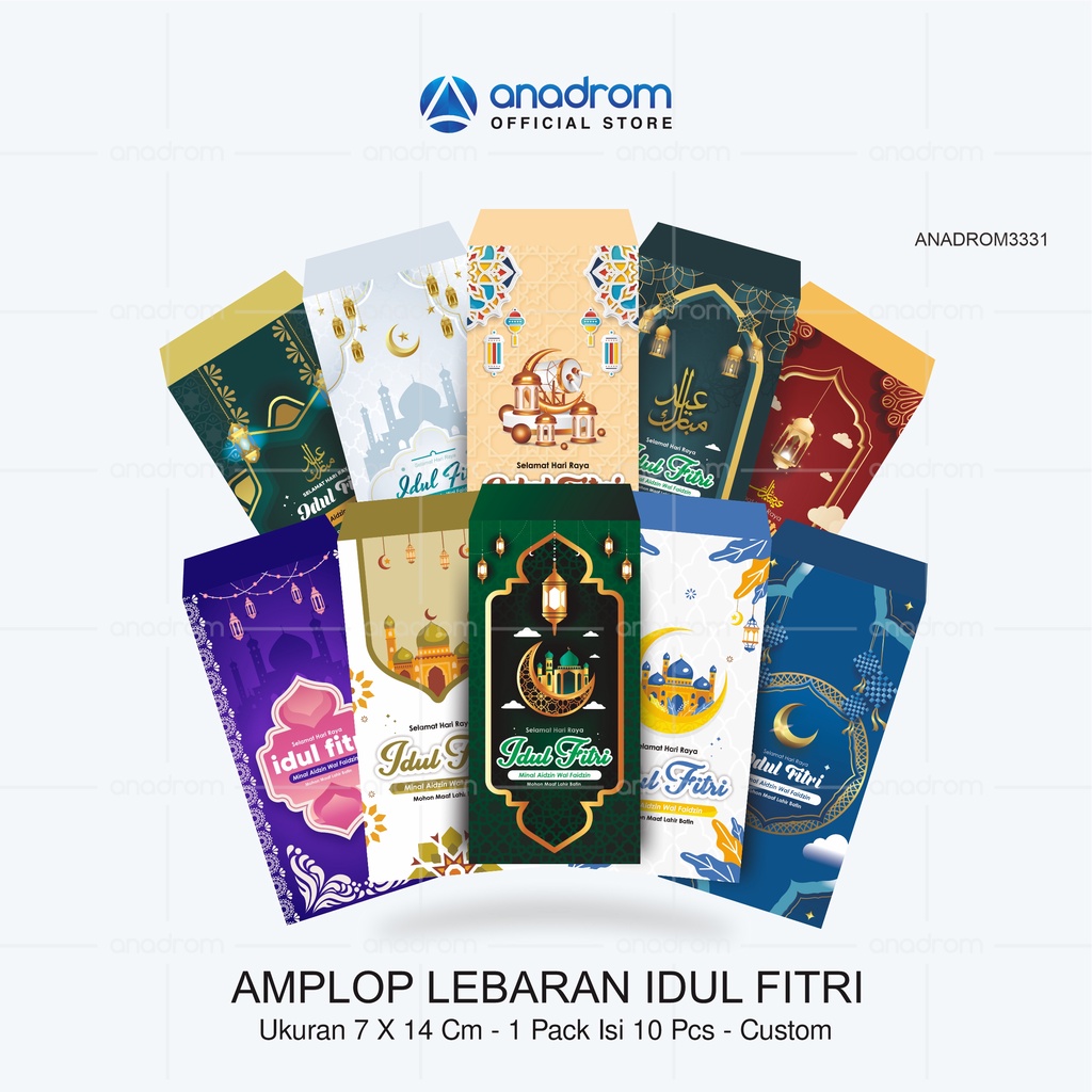 Jual Amplop Lebaran Idul Fitri Custom | Amplop Thr Eid Mubarak | Amplop ...