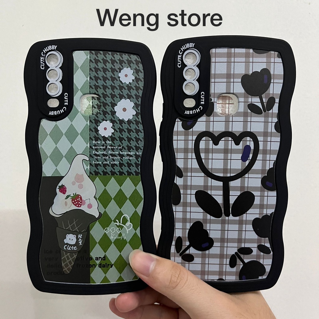 Jual Softcase Gelombang Motif Cute Chubby For Oppo Realme Vivo Ip