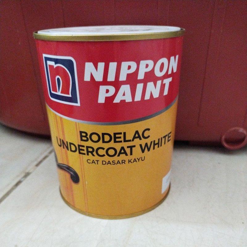 Jual Nippon paint bodelac undercoat white cat dasar kayu putih 1 kg