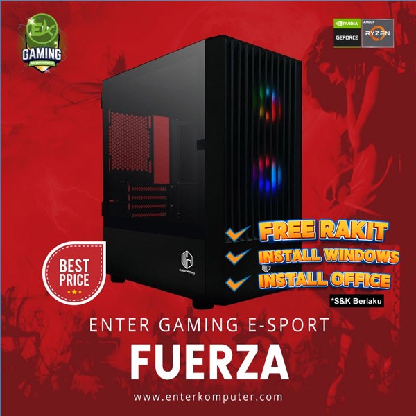 Jual Ruka Pc Rakitan Enterkomputer Gaming E Sports Fuerza Shopee