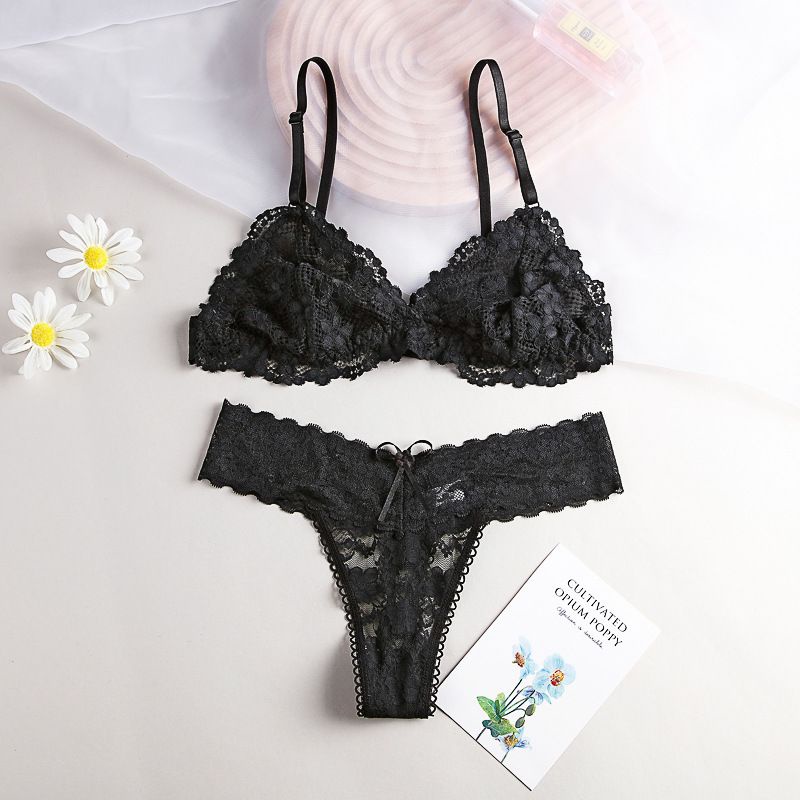 Jual Emily Set Bra Panties Setelan Dalaman Pakaian Dalam Wanita Renda