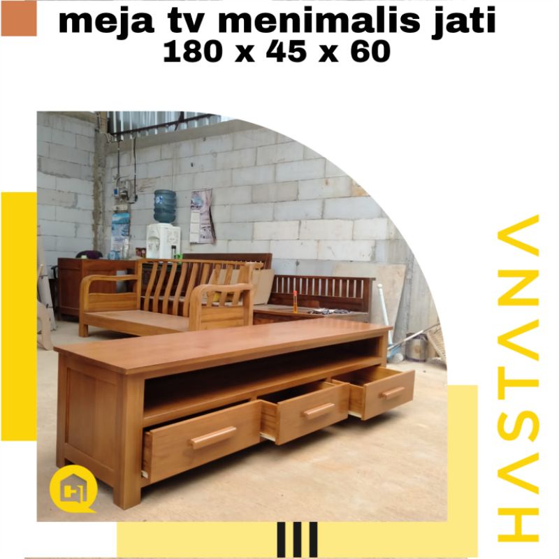 Jual Meja Tv Minimalis Jati Bufet Kayu Jati Buffet Minimalis Jati