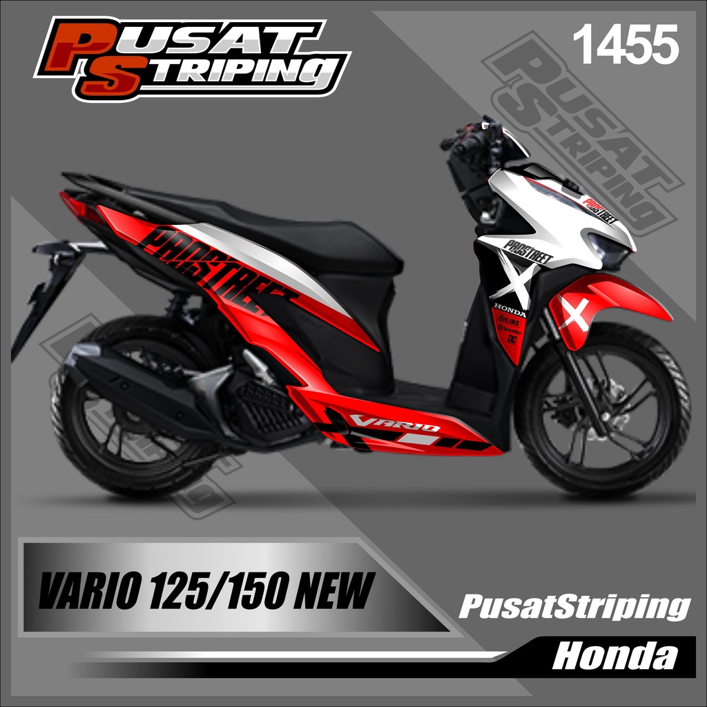 Jual Decal Sticker VARIO 125/150 NEW Full Body Stiker Skotlet VARIO