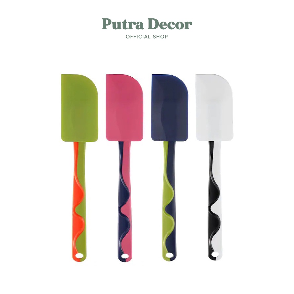 Jual GUBBRORA SPATULA KARET Silikon 1 PCS Adonan Kue Spatula utk Wajan