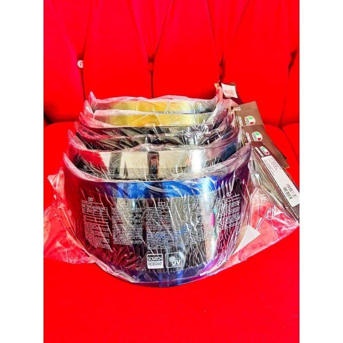 Motorradhelm Visier - Sunydog Helm Objektiv Für AGV K1 K3SV K5, Dunkelbraun