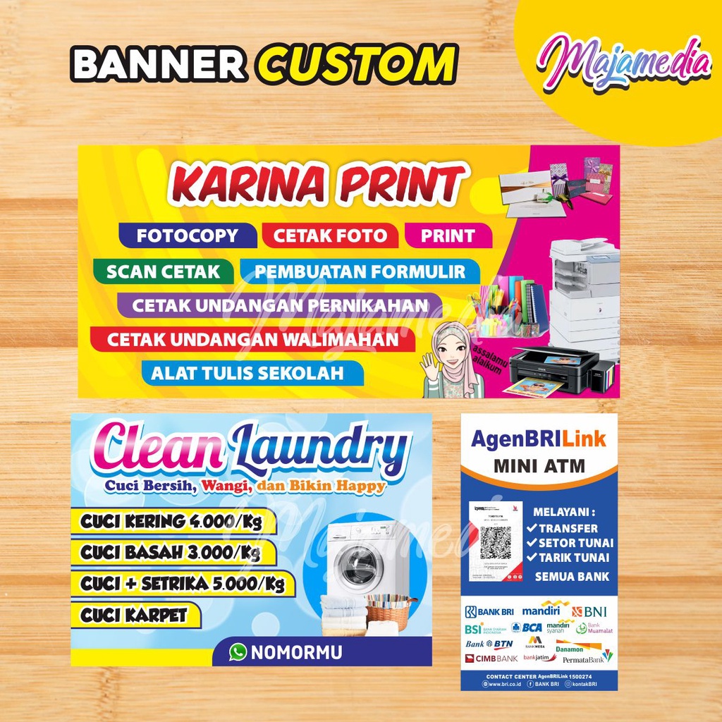 Jual BANNER SPANDUK UKM TOKO RUMAH MAKAN PULSA ONLINE SHOP | Shopee ...