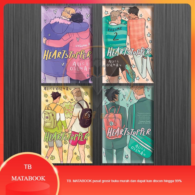 Jual Buku Heartstopper Volume 1 - 4 By Alice Oseman | Shopee Indonesia