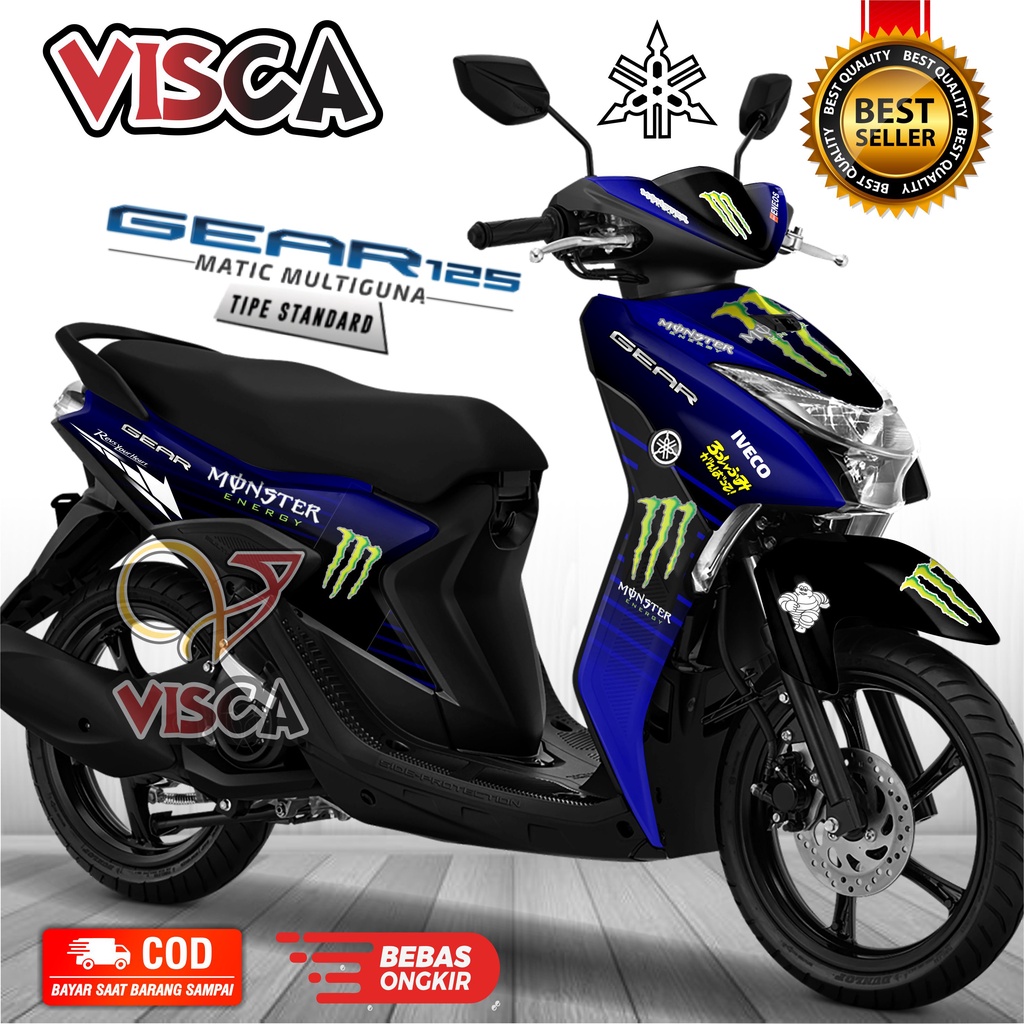 Jual Decal Mio Gear 125 Full Body Stiker Motor Gear 125 Full Body ...
