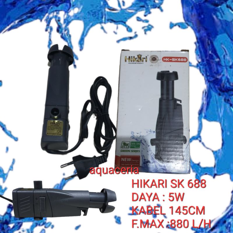 Jual Mesin Pompa Skimer Hikari Sk Pompa Aquarium Mini Shopee Indonesia