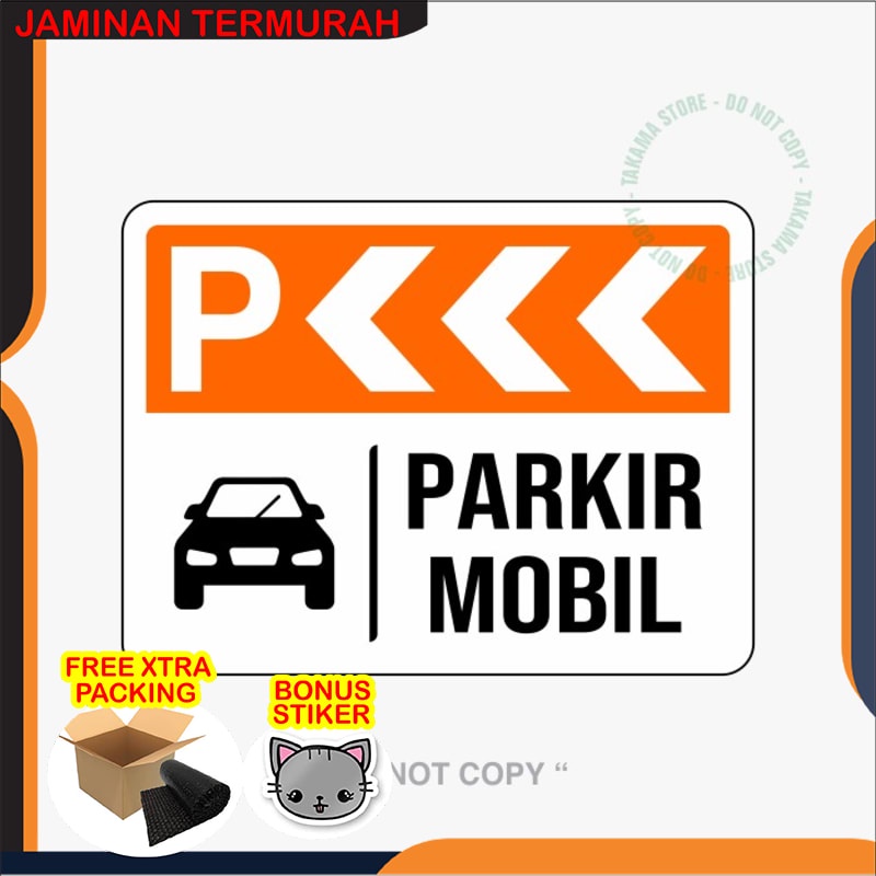 Jual Grosir Rambu Parkir Motor Atau Rambu Parkir Mobil X Cm Plat Alumunium Parkir Motor