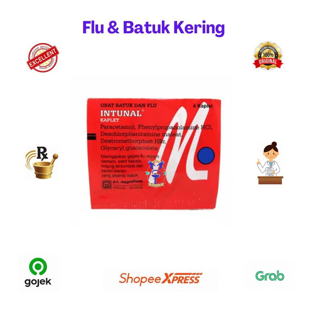 Jual Intunal Tablet S Obat Flu Dan Batuk Wk Shopee Indonesia