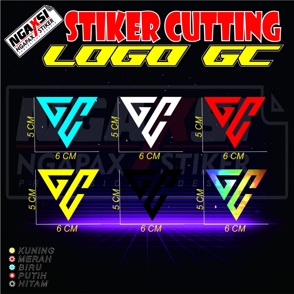 Jual Stiker Logo GC ,stiker Cutting logo GC ,HITS moto VARIO,BEATA ...