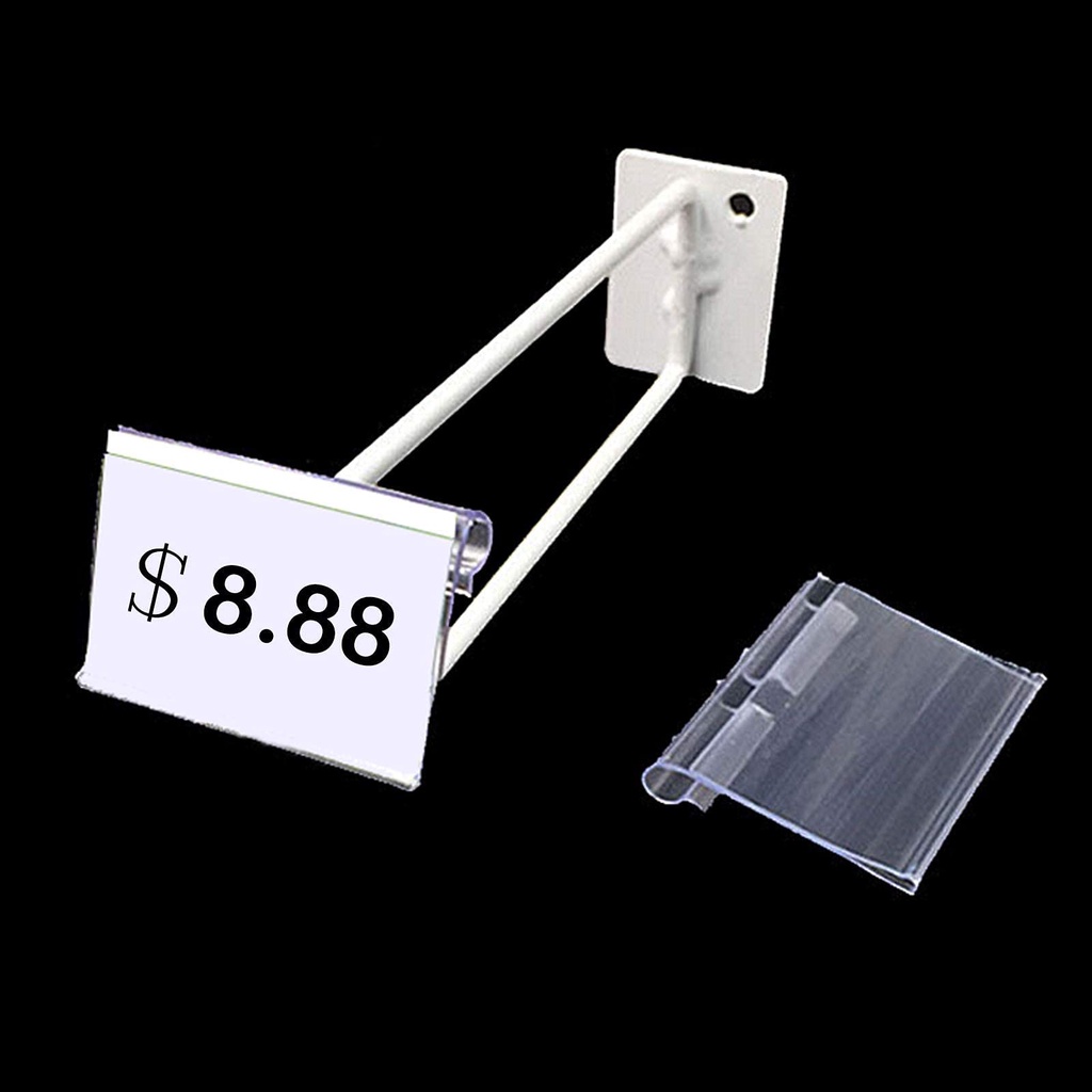 Jual Isi 50 Price Tag Holder Price Rail/Label Harga Type Jepit/Tempat ...