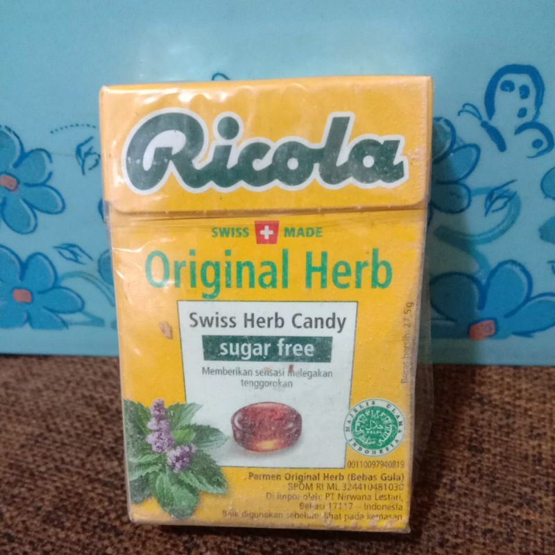 Jual Ricola Sugar Free/Permen Ricola 27,5g/pelega Tenggorokan | Shopee ...