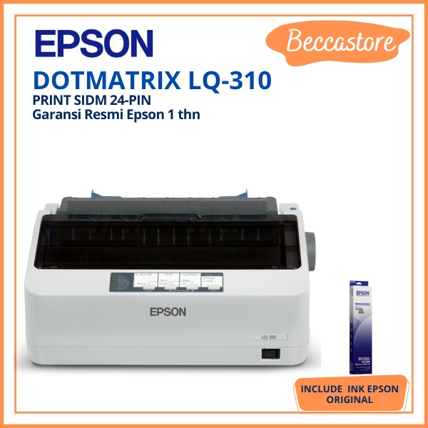 Jual Printer Epson LQ310 Dot Matrix / Printer Kasir 3 play / Include ...